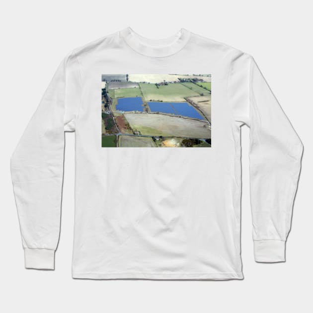 Reydon solar farm, UK (C026/2456) Long Sleeve T-Shirt by SciencePhoto